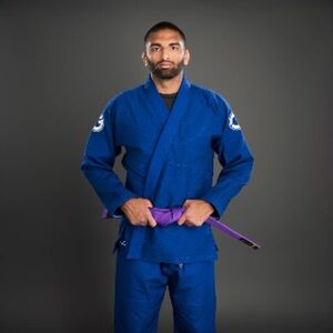 Gold BJJ Men's Blue Jiu Jitsu Gi